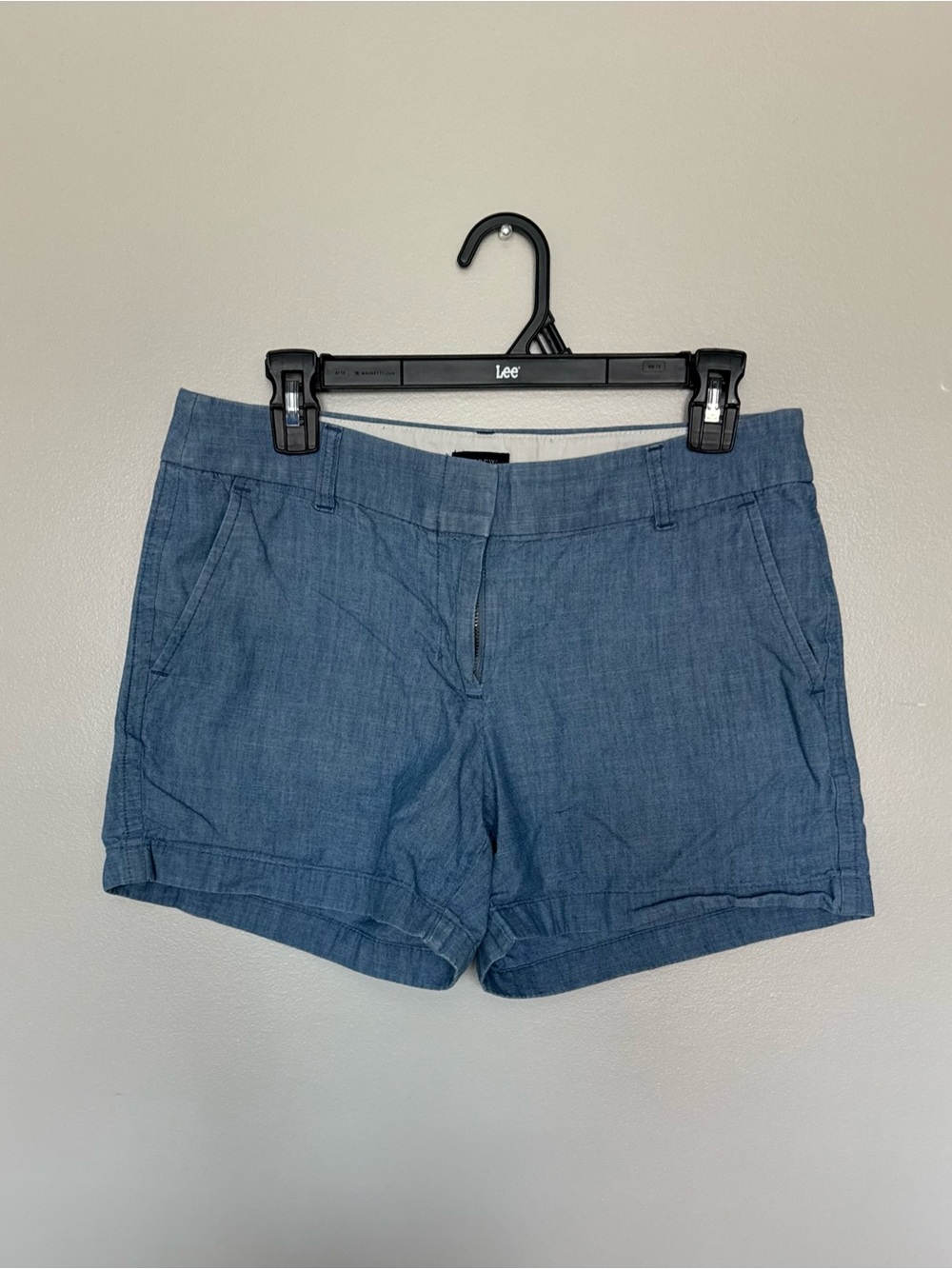 J Crew Women's Chambray Blue Casual Shorts